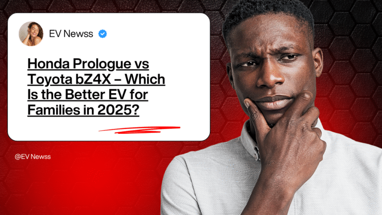 Honda Prologue vs Toyota bZ4X – Which Is the Better EV for Families in 2025?
